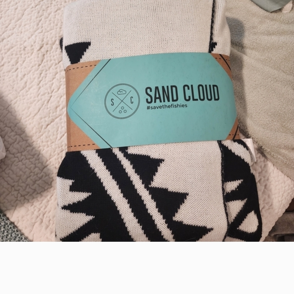 Black and White Patterned Blanket